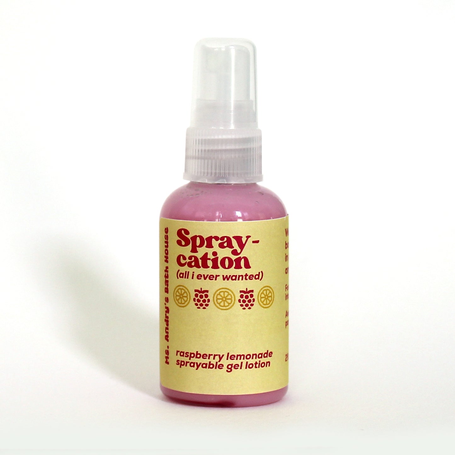 Spraycation Sprayable Gel Lotion - Raspberry Lemonade