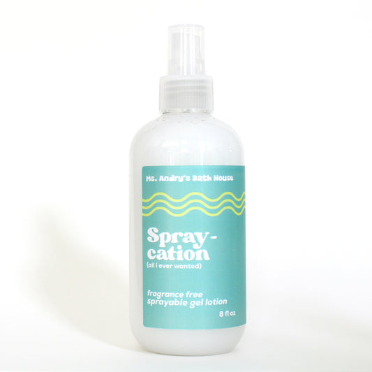Spraycation Sprayable Gel Lotion - Fragrance Free