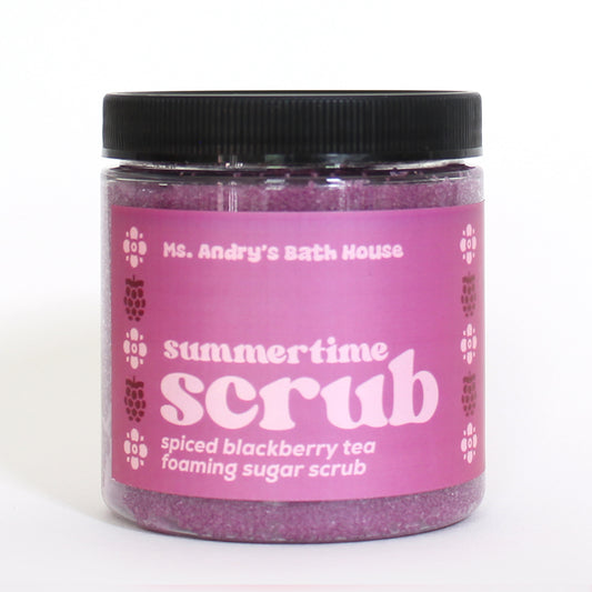 Spiced Blackberry Tea Summertime Foaming Body Scrub