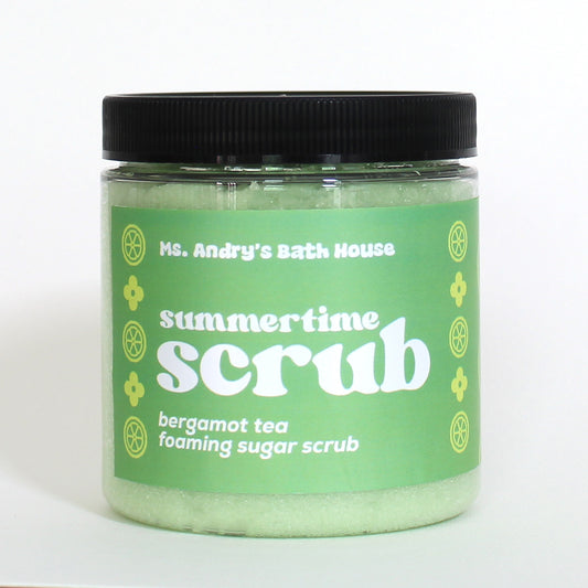 Bergamot Tea Summertime Foaming Body Scrub