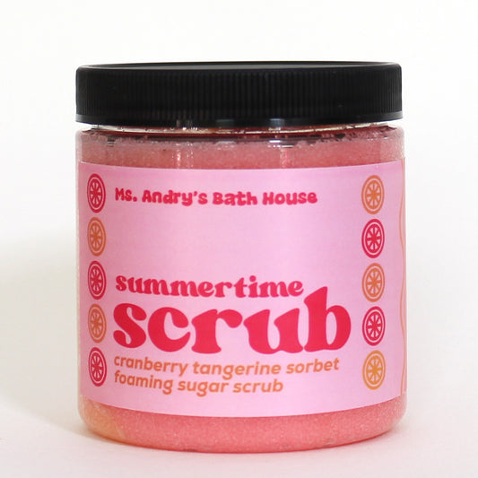 Cranberry Tangerine Sorbet Summertime Foaming Body Scrub