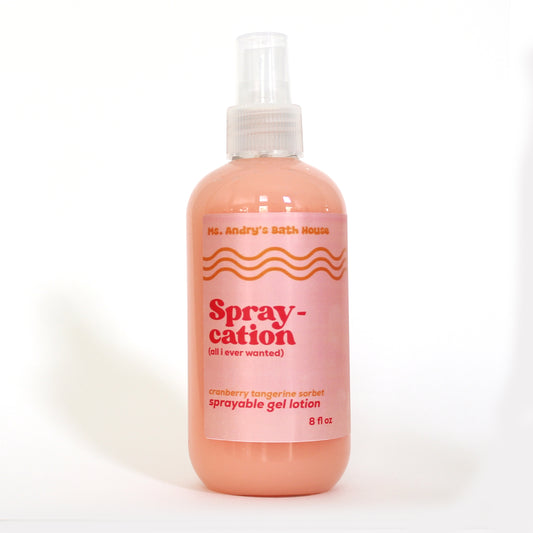 Spraycation Sprayable Gel Lotion - Cranberry Tangerine Sorbet