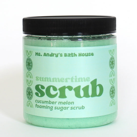 Cucumber Melon Summertime Foaming Body Scrub