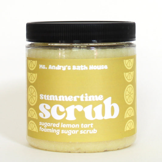Sugared Lemon Tart Summertime Foaming Body Scrub