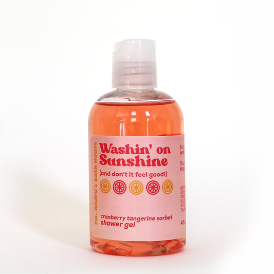 Washin' On Sunshine Shower Gel - Cranberry Tangerine Sorbet