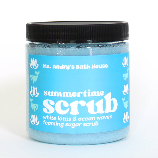 White Lotus & Ocean Waves Summertime Foaming Body Scrub